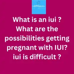 What is an iui ?  What are the possibilities getting pregnant with IUI?  iui is difficult ?