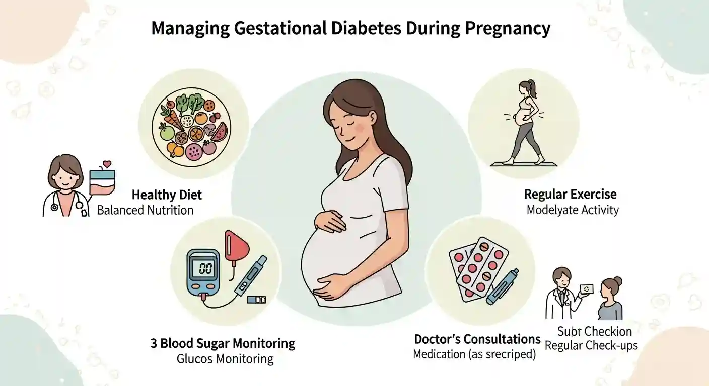 গর্ভাবস্থায় ডায়াবেটিস বেড়ে গেলে কি হয়