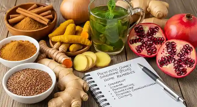 পলিসিস্টিক ওভারি সারানোর ঘরোয়া চিকিৎসা 